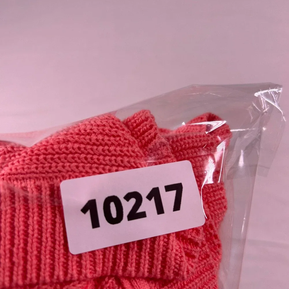 J. Jill Sweater Women 2x Cactflower Pink Coral Ribbed Open Front Cardigan Duster